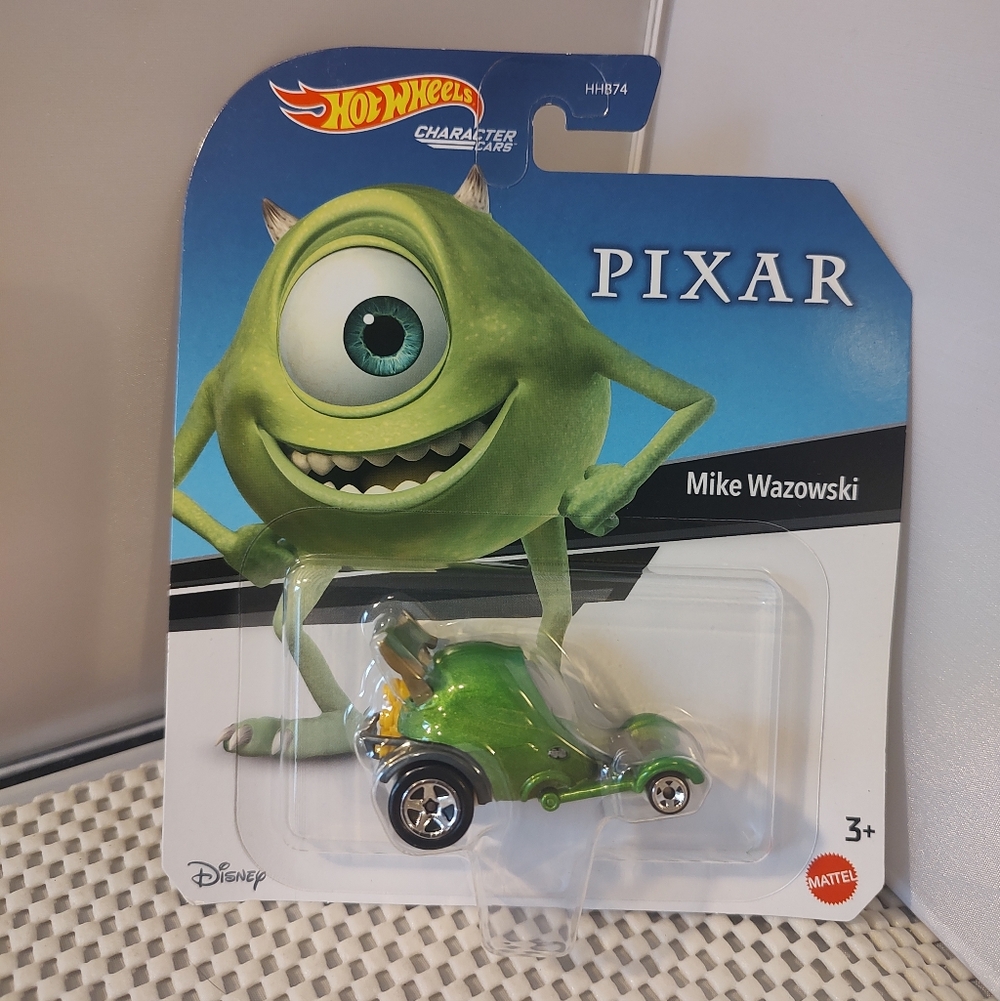 Hot Wheels Character Cars Mike Wazowski Monsters Inc. Pixar Disney NWT